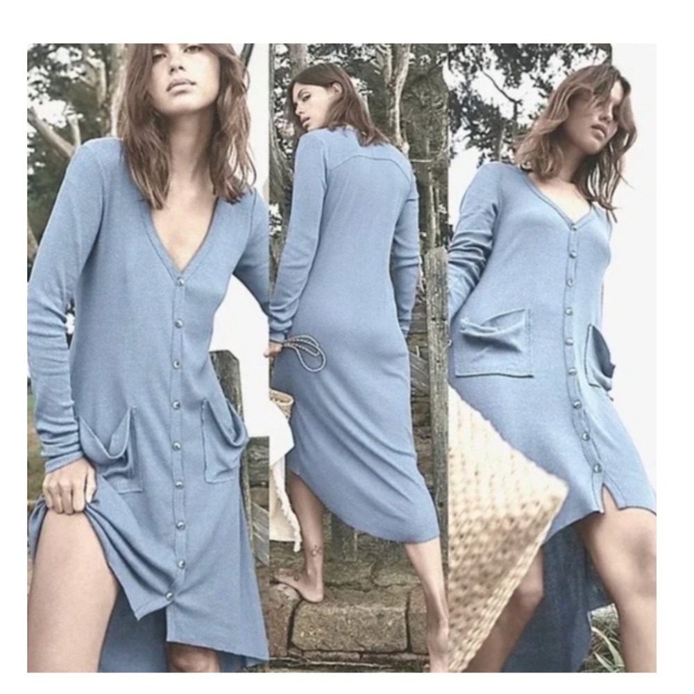 FP BEACH RIBBED KNIT MAXI DRESS
